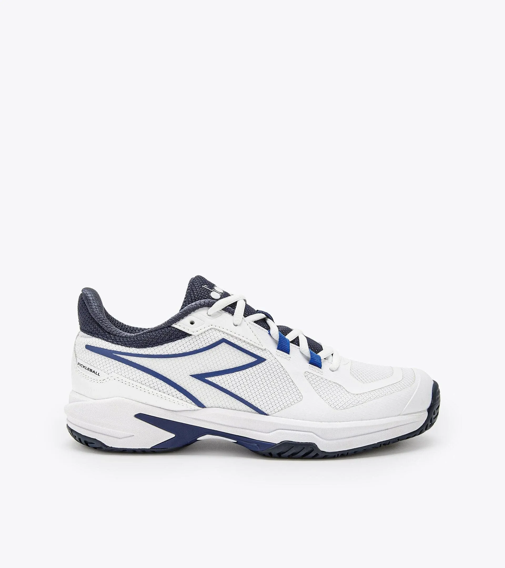 Diadora Men's Trofeo 2 AG Pickleball Shoes, White/Surf The Web/Blue Corsair, Size 11.5