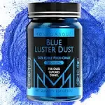 MONÉGASQUE Blue Luster Dust Edible Glitter for Cocktails 15g – Premium Blue Edible Glitter – Halloween Cake Decorations – Edible Blue Glitter – Edible Glitter for Drinks – Edible Glitter for Cakes