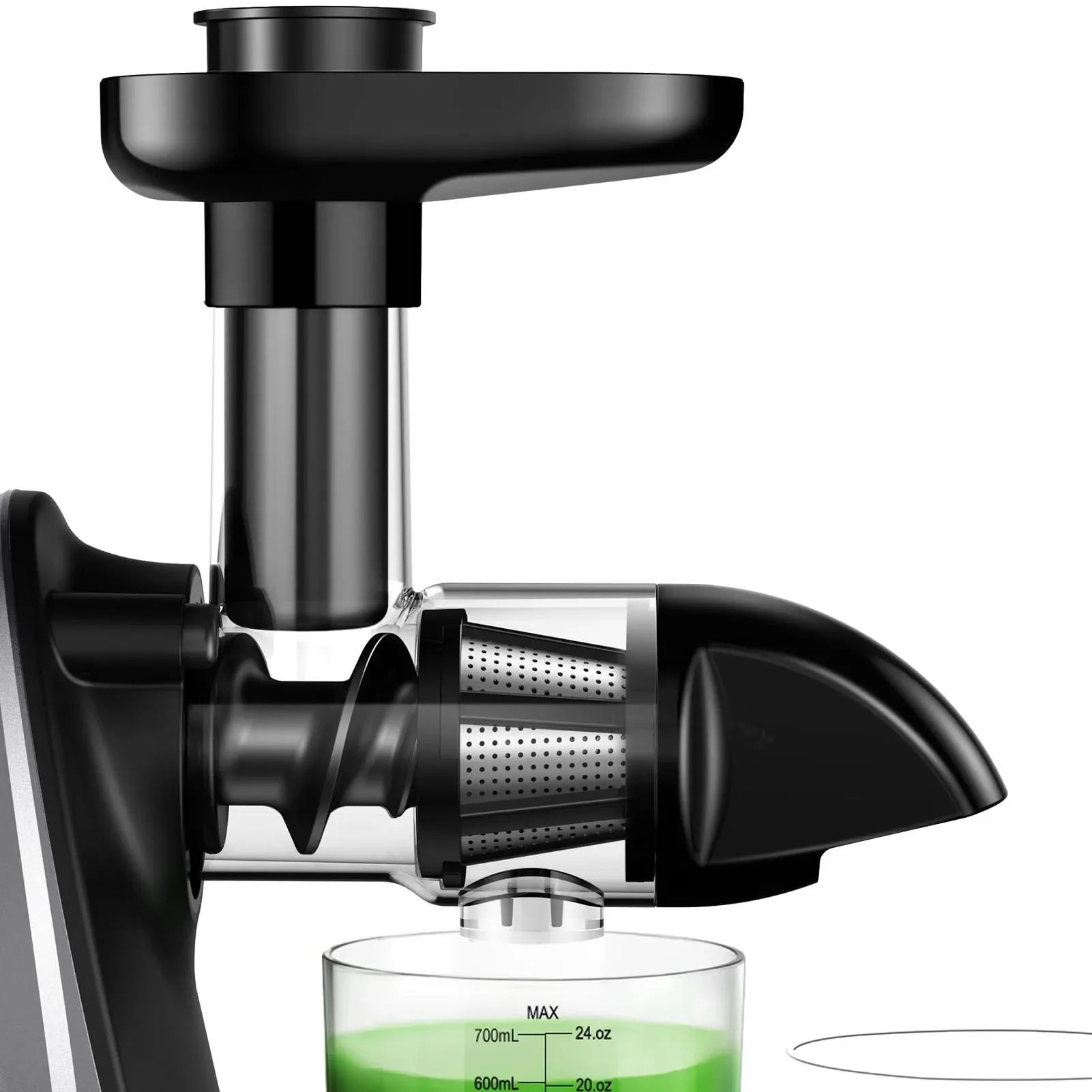 Jocuu ZM1503 Juicer Attachment Kit - Upgrade Aged Juicer to New One with Body, Auger, Filter, Chute & Cup,Compatible with Jocuu AMZCHEF Slow Juicer