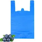 LazyMe T-Shirt Carry-Out Bags Plastic Grocery Bags with Handles Shopping Bags