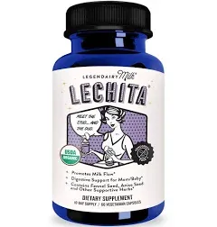 Legendairy Milk, Lechita, 60 Vegetarian Capsules