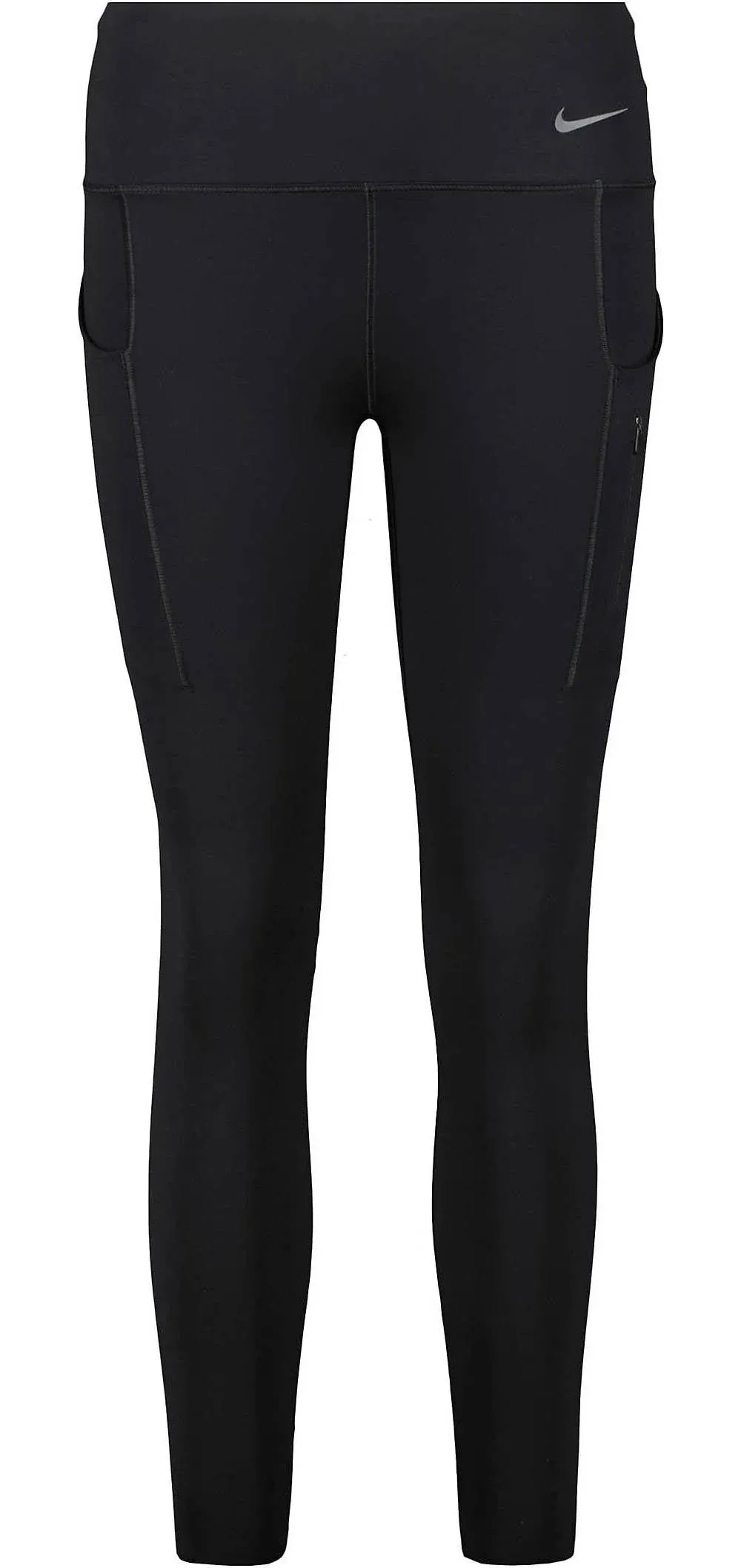 Nike Womens Dri-FIT Go Firm-Support mid-rise 7/8 Leggings (XS, Black)