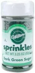 Sugar Sprinkles 3.25oz-Dark Green