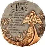 Spoontiques 13260 Bronze Angel Stepping Stone