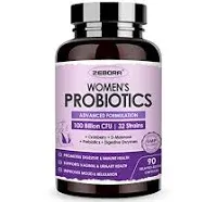 Probiotics for Women Digestive Health with Enzymes & Prebiotics 1