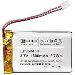 EEMB Lithium Polymer Battery 3.7V 1800mAh 963450