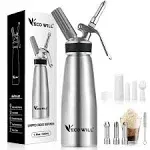 WHIPPED CREAM DISPENSER Maker Canister Stainless 500ml ECO-WILL