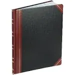 Boorum &amp; Pease 1602 1/2-150-12 Columnar Accounting Book, 12 Column, Black Cover,