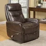 Parker Living Gemini - Truffle Manual Swivel Glider Recliner