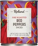 Fire Roasted Red Peppers 28oz Can Pack of 4 - Gourmet Cooking Essentials