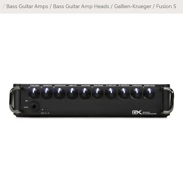 Gallien-Krueger Fusion S800 800-Watt Ultra Bass Head