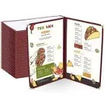 WeChef 30 Packs Restaurant Menu Covers