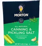 Morton All-Natural Canning & Pickling Sal (4 lbs)