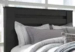 Signature Design by Ashley Brinxton Queen Panel Bed in Dark Charcoal