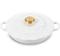 Le Creuset Signature Enameled Cast Iron 2.25-Quart Petal Braiser - Honey