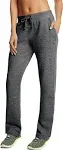 Champion Women's Fleece Open Bottom Pants Granite Heather / Xs