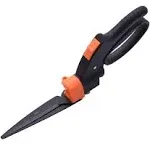 Edward Tools Swivel Hedge Shears with 360 Degree Rotation - Harden Stainless Steel Blade Lawn Scissors - Easy Edging - Ergo Grip Handle with Safety