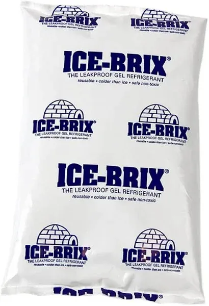 Ice-Brix 3 oz. Cold Packs - 5 x 2 3/4 x 3/4"