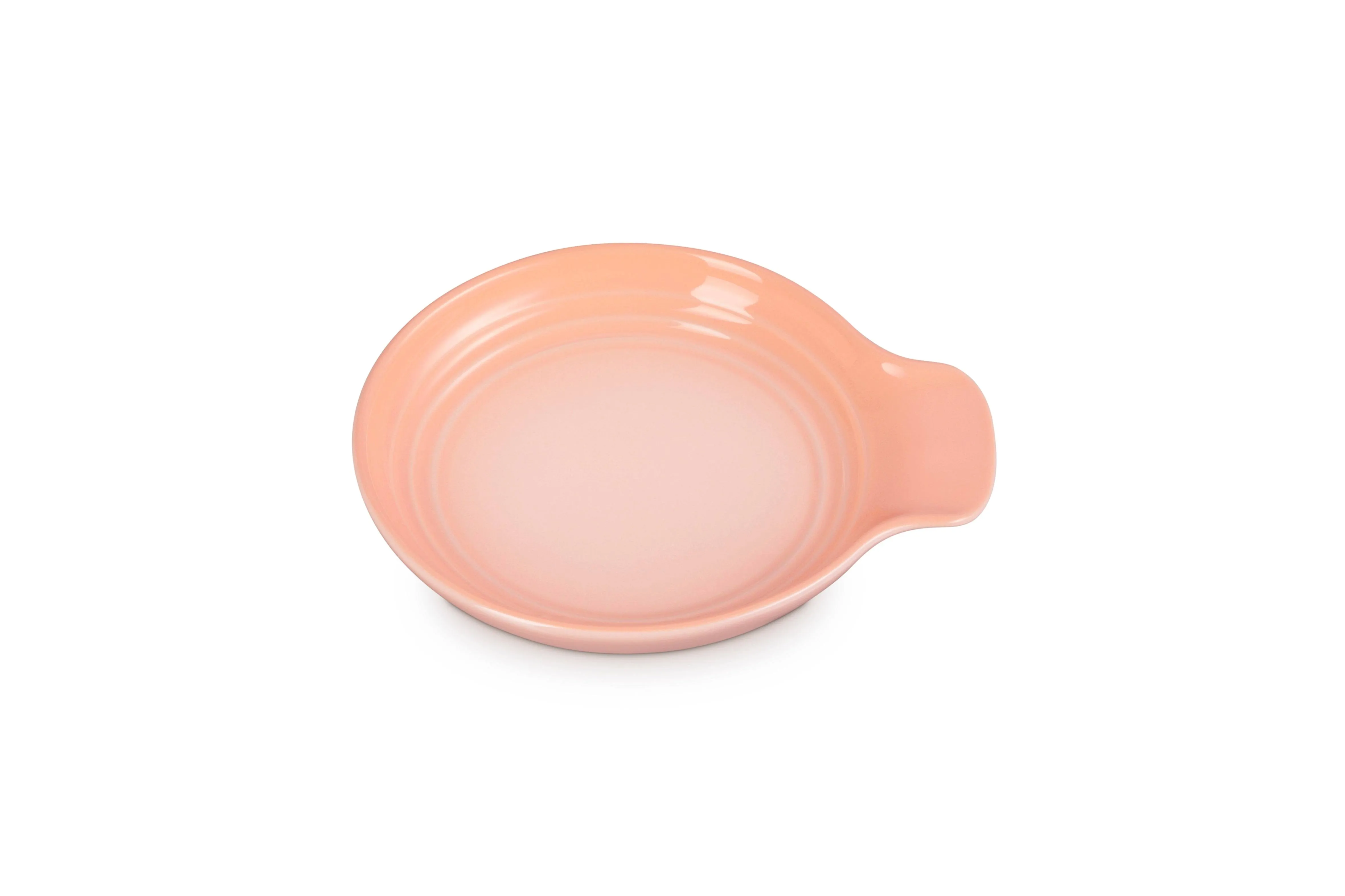 Le Creuset Stoneware Signature Round Spoon Rest, 6in., Peche