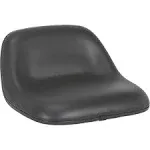 A & I Lowback Universal Lawn Mower Seat - Black, Model Number LMS2002