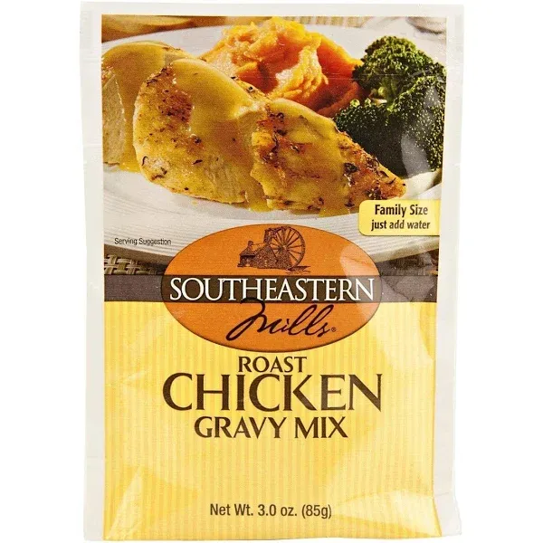 Southeastern Mills Roast Chicken Gravy Mix 3 oz. Packet (4 Packets)