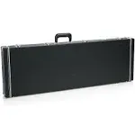 Gator Cases Deluxe Wood Case for Bass Guitars, Black - (GW-BASS)