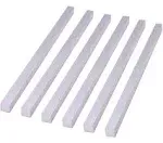 6 Pieces 1/2" X 1/2" Square Aluminum Flat BAR 12" Long .5"6061 General Purpose Plate,T6511 Solid New Mill