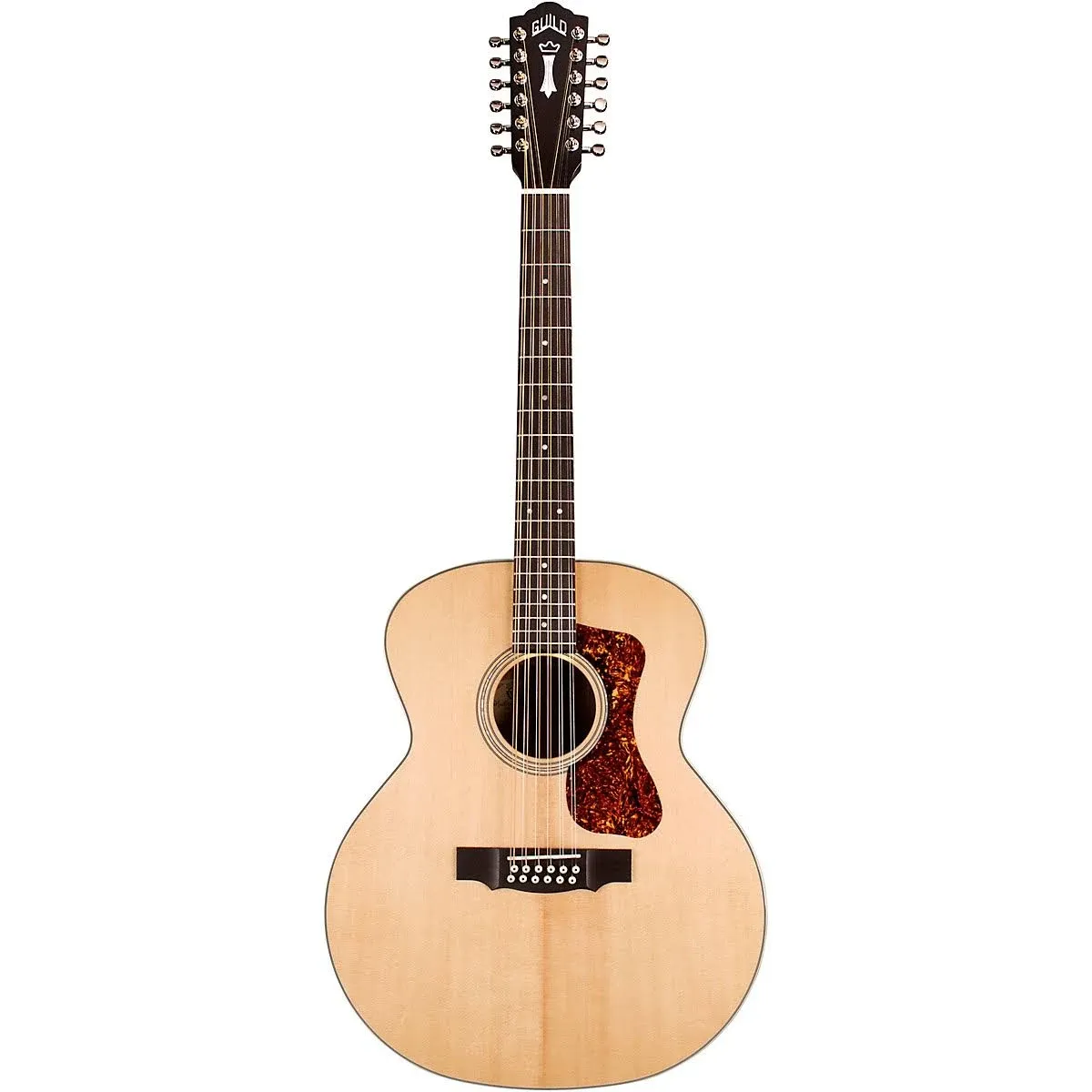 Guild F-1512 All Solid Jumbo 12-String Acoustic - Natural Gloss