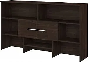 Bush Business Furniture Office 500 72W Desk Hutch in Black Walnut