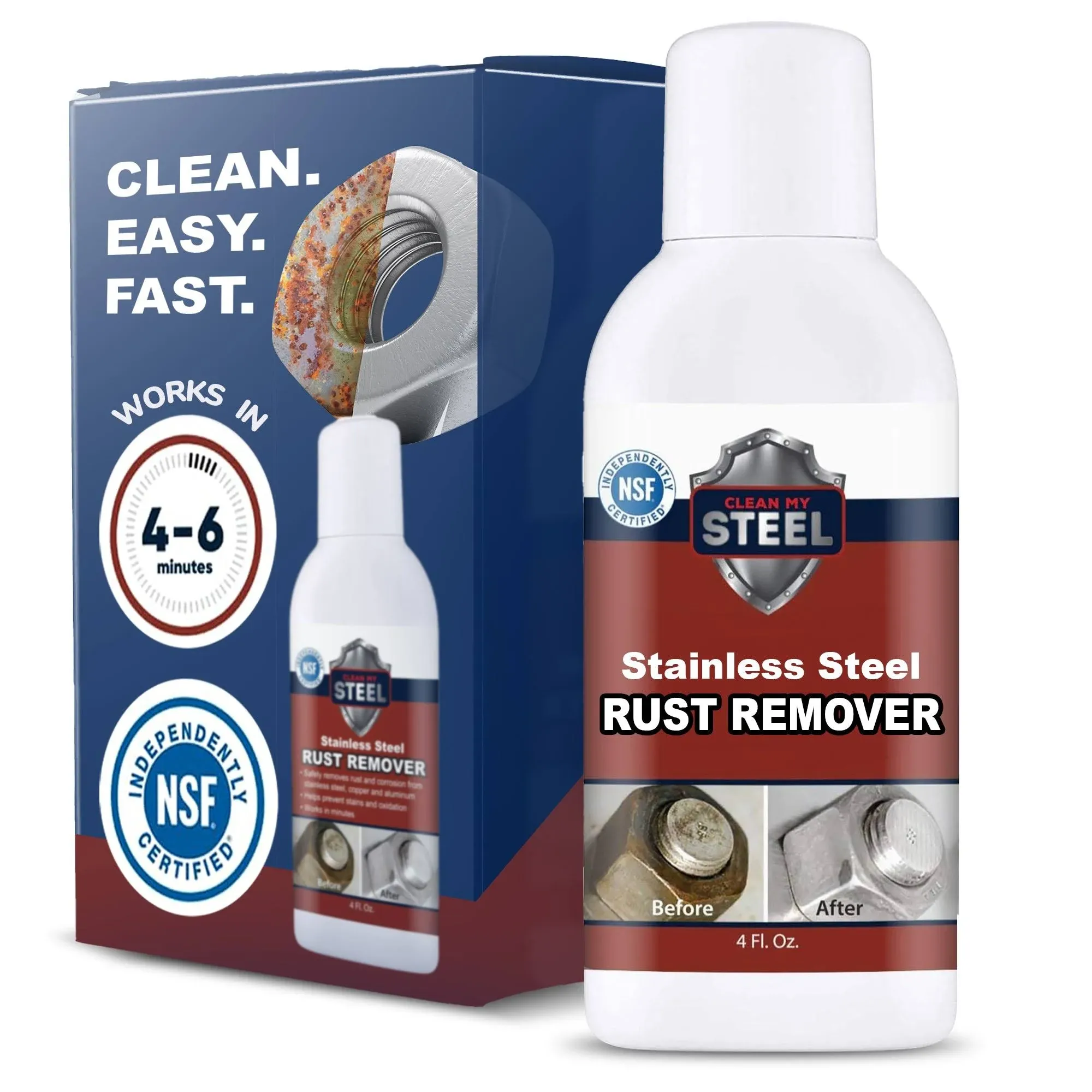 CLEAN MY STEEL Stainless Steel Cleaner & Rust Remover