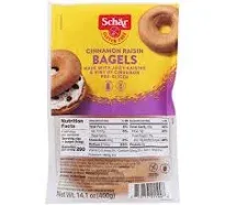 Schar Cinnamon Raisin Bagels