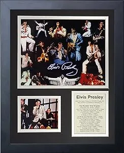 Legends Never Die Elvis Presley Framed Photo Collage