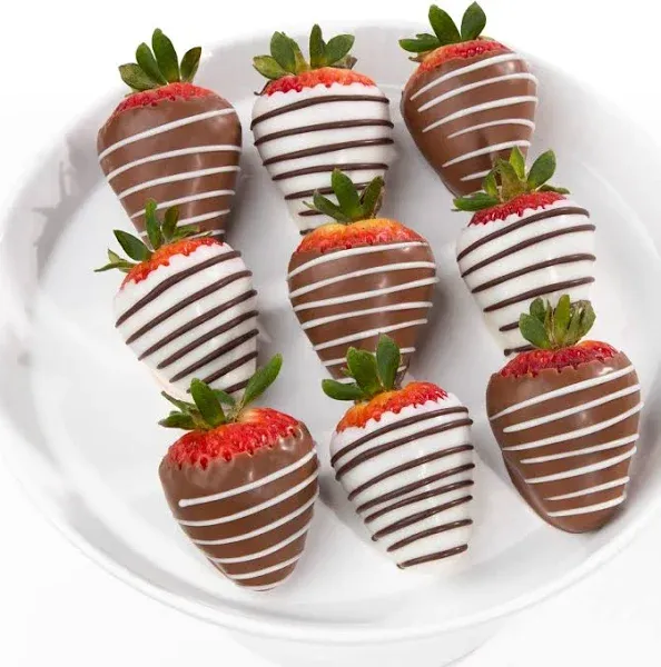 A Gift Inside 18 Berry Bites Chocolate Covered Strawberries (Fun Size)