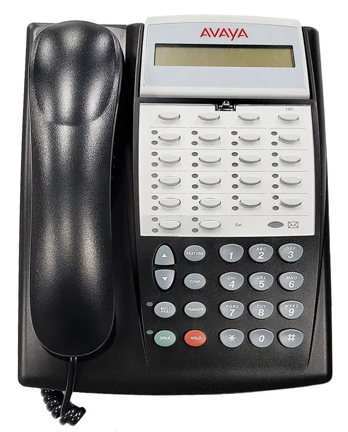 NEW Avaya Partner Eurostyle 18D Series 2 Display Phone (Black)