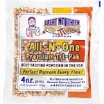 12-Count Gourmet Popcorn Kernels Packs for 4Oz Kettles by Great Northern Popcorn