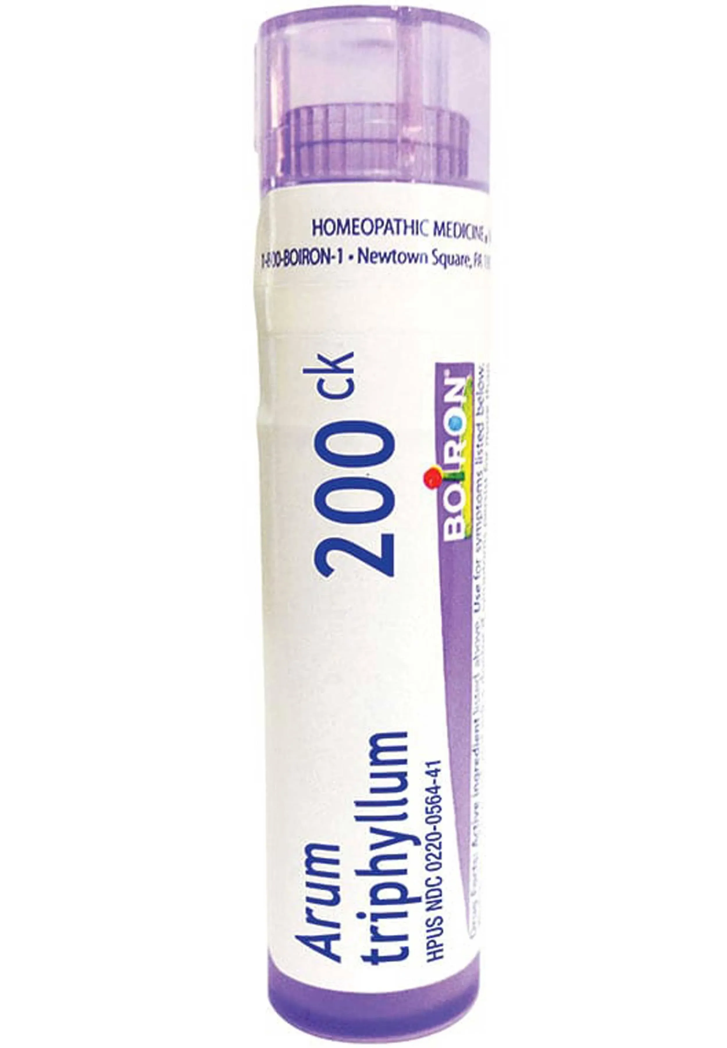 Boiron Arum Triphyllum 200CK Homeopathic Single Medicine For Cough, Cold & Flu 80 Pellet