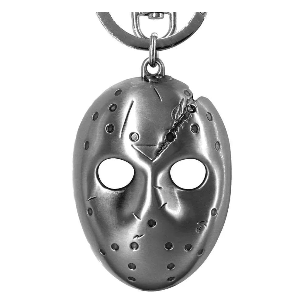 Friday The 13Th Metal Keychain Jason&#39;s Mask