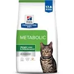 Hill's Prescription Diet Feline Metabolic Advanced Weight Solution Cat Food - 17.6 lb bag