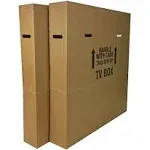 Uboxes TV Moving Box Fits Up to 70" Plasma LCD or LED 2 Pack