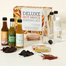 Grow and Make Deluxe Gourmet Hot Sauce Kit - 6 Count