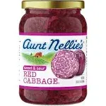 Aunt Nellies Cabbage, Red, Sweet & Sour - 16 oz