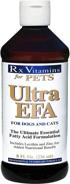 Ultra EFA for Dogs & Cats 8 fl oz by RX Vitamins for Pets