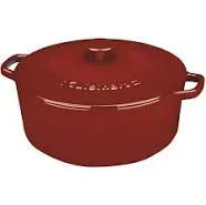 Cuisinart 7 Qt. Round Covered Casserole Cardinal Red - Bed Bath & Beyond - 4569583