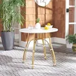 Kylie Rattan Bistro Table Safavieh