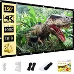 Projection Screen Portable Projector screen 150 inch 16:9, Outdoor Movie Screen