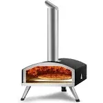 aidpiza Pizza Oven Outdoor 12" Wood Fired Pizza Ovens Pellet Pizza Stove for Outside, Portable Stainless Steel Pizza Oven