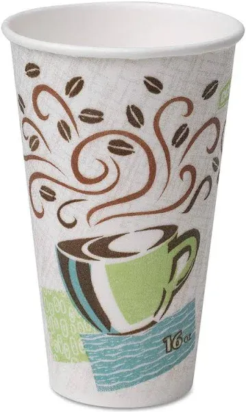 Dixie PerfecTouch Paper Hot Cups 16 oz