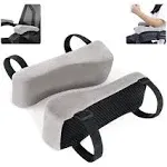 Memory Foam Arm Rest Office Chair Armrest Pads and Elevated Sloped Armrest - ...