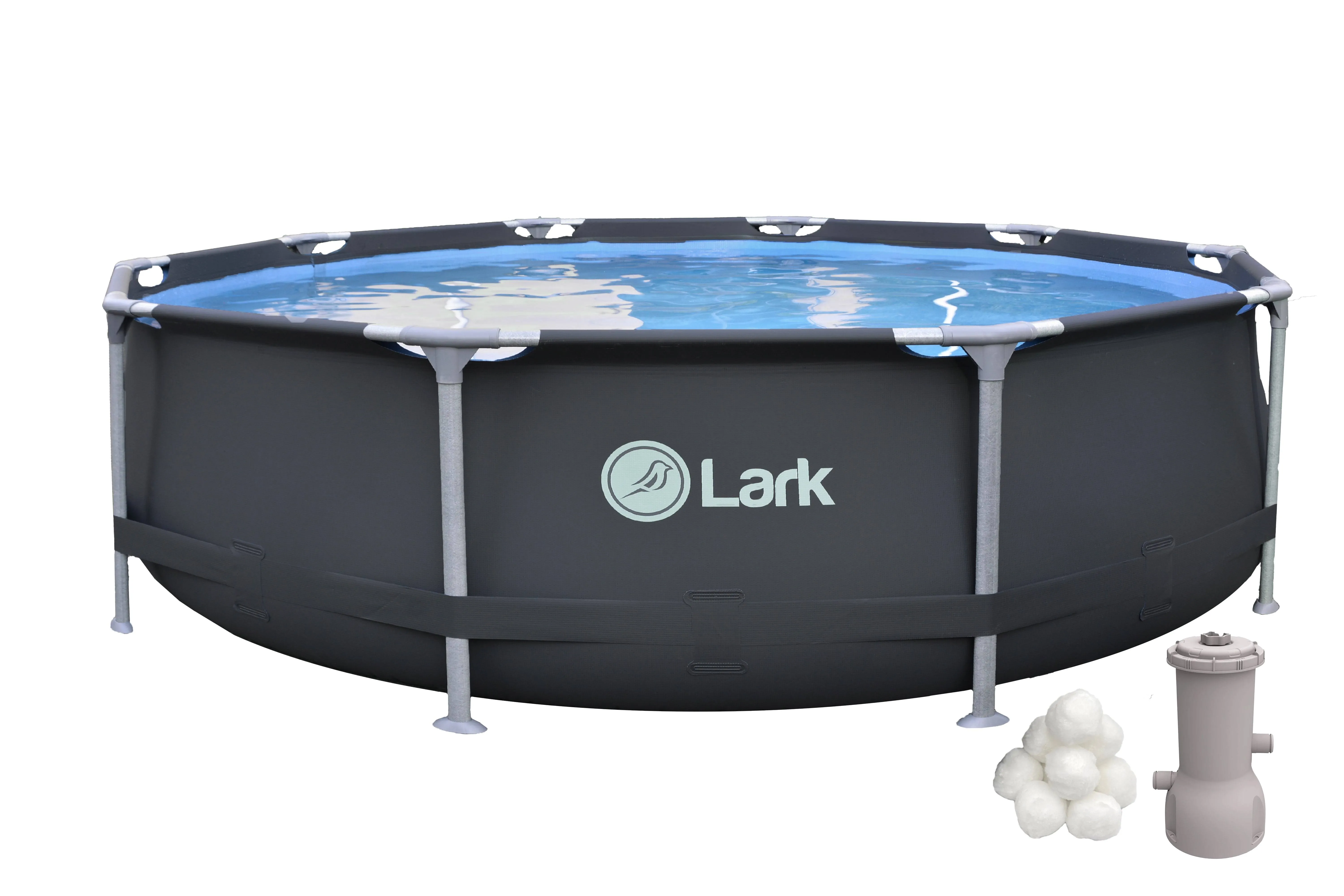 Lark 10' x 30" Metal Frame Pool with 330-Gallon Filter Pump