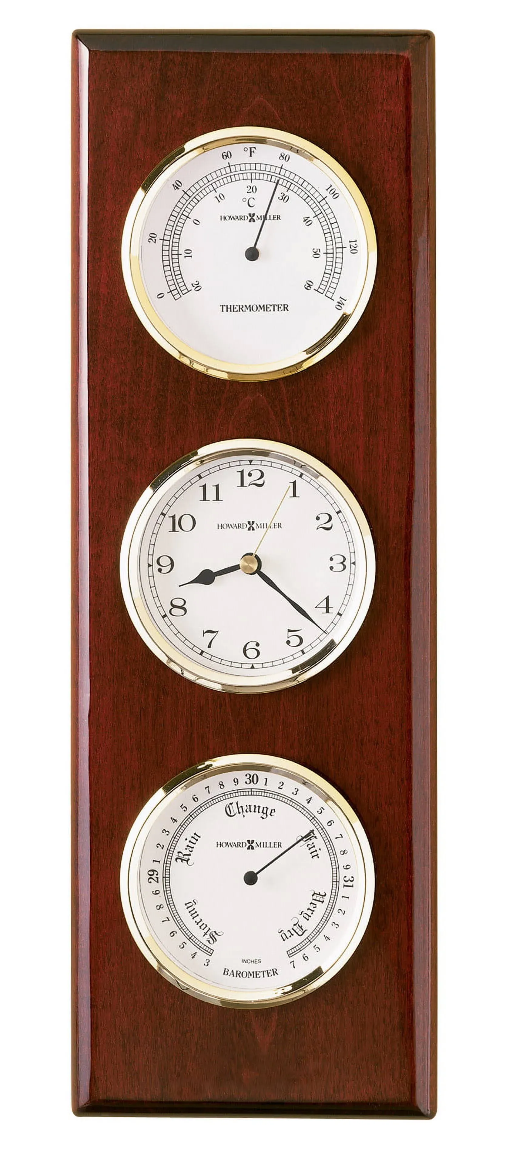 Howard Miller 625-249 Shore Station Weather & Maritime Wall Clock by